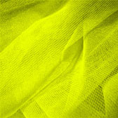 Neon színű félkeménységű  tüll - FLUORESCENT CITRONE